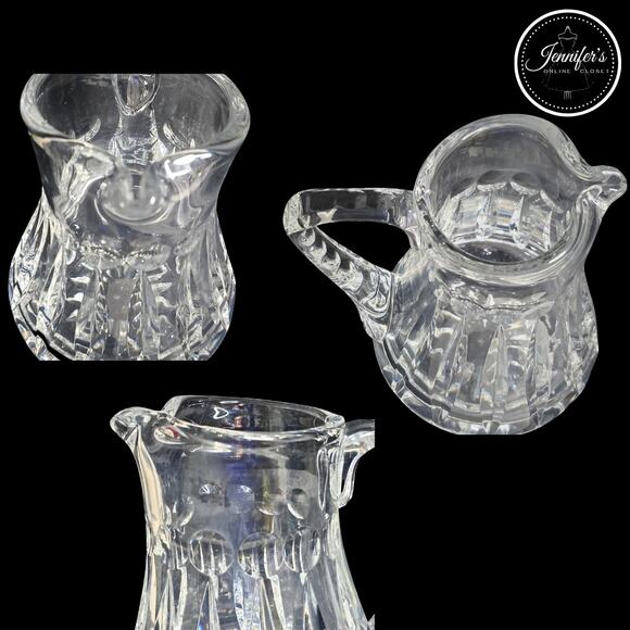 De Medici by Gorham Crystal Hand Blown Glass Pitcher - Picture 5 of 10